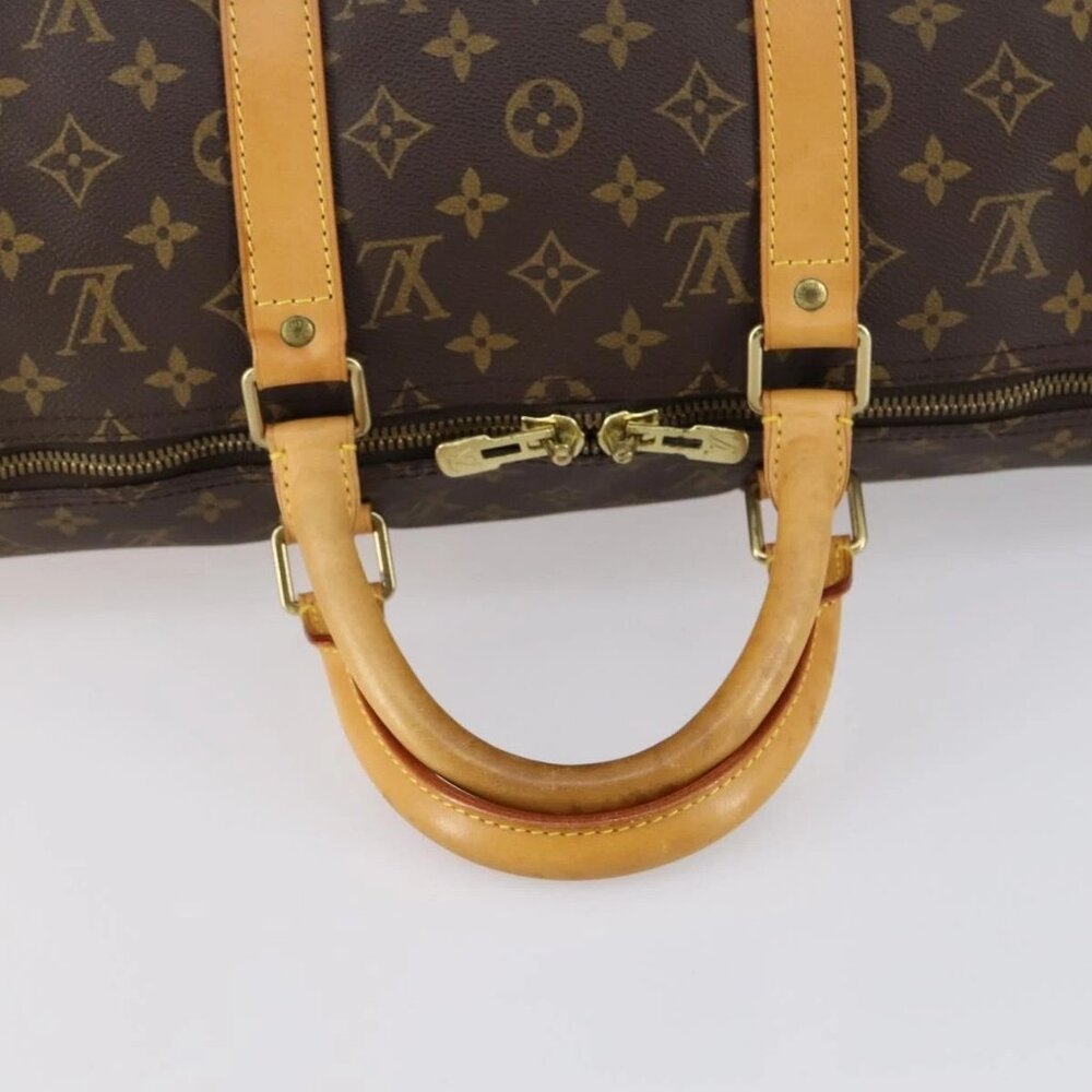LOUIS VUITTON Monogram Keepall 50 Boston Bag M41426 LV Auth 154808 - Picture 8 of 16